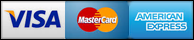 Pay at the shop with all major credit cards Pay at the shop with all major credit cards